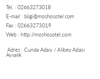 Antik Moshos Butik Otel iletiim bilgileri